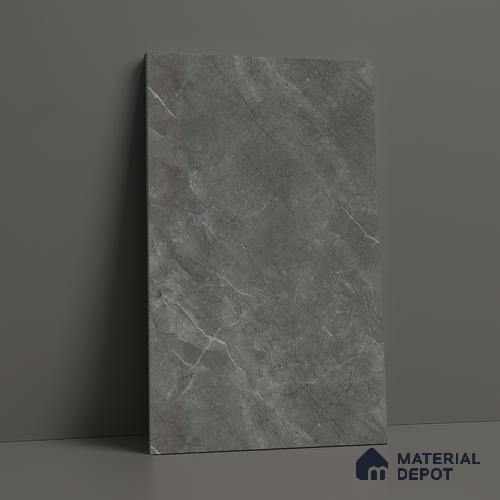 LM 01445 Iceland Dark Grey 8 ft x 4 ft Super Matte Finish Decorative Laminate - 1 mm  | Suitable for TV Unit, Wardrobe, Kitchen Cabinets