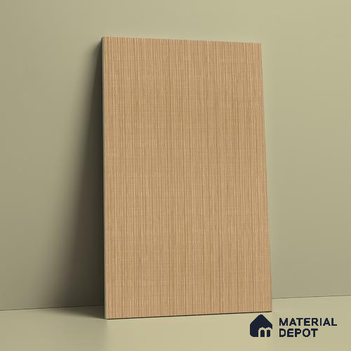 Wooden Fluted Look LM 21133 Granello Oak Light Fine Texture Finish 8 ft x 4 ft Decorative Laminate - 1 mm | Suitable for TV Unit, Wardrobe, Kitchen Cabinets