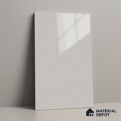 LM 21596 Master White 8ft x 4ft High Gloss Finish Decorative Laminate - 1 mm | Suitable for Living Room, Kitchen, Office