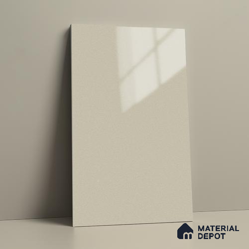 LM 21597 Frosty White 8ft x 4ft High Gloss Finish Decorative Laminate - 1 mm | Suitable for Living Room, Kitchen, Office