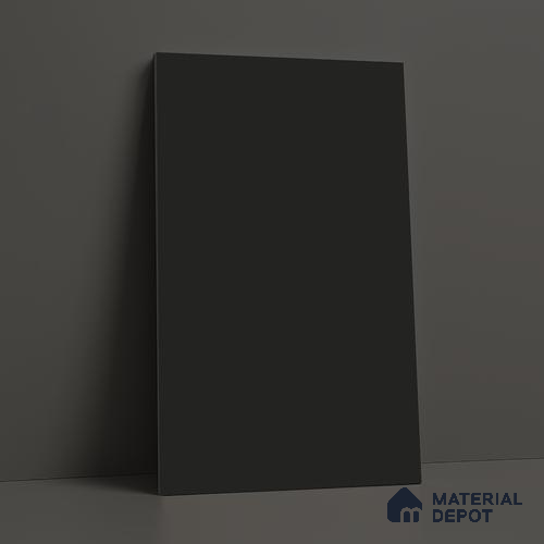 Charcoal Black Solid Colors Look LM 21803 8 ft x 4 ft Matte Finish 6H Anti Scratch Acrylic Laminate - 1.5 mm | Suitable for Living Room, Kitchen, Office