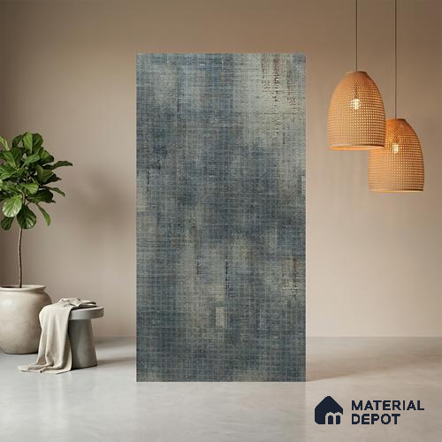 Grey Rustic Look LM 21273 8 ft x 4 ft Texture Finish Decorative Laminate - 1 mm | Suitable for TV Unit, Wardrobe, Kitchen Cabinets