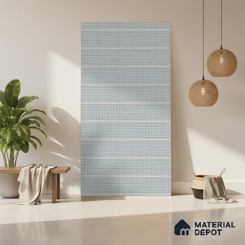 Blue Digital, Fabric Look LM 23622 8 ft x 4 ft Texture Finish Decorative Laminate - 1 mm | Suitable for TV Unit, Wardrobe, Kitchen Cabinets