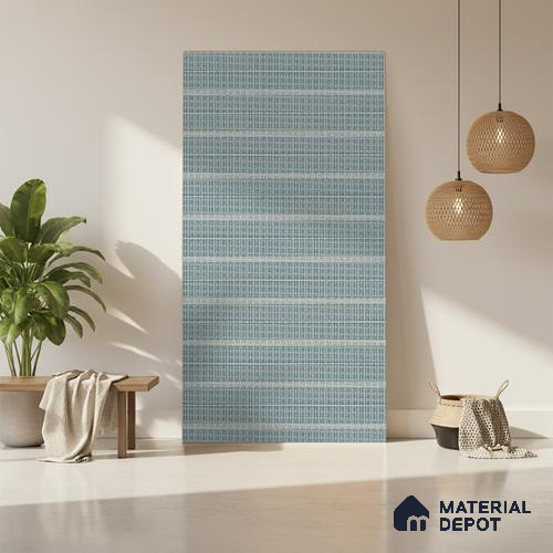 Blue Digital, Fabric Look LM 23623 8 ft x 4 ft Texture Finish Decorative Laminate - 1 mm | Suitable for TV Unit, Wardrobe, Kitchen Cabinets