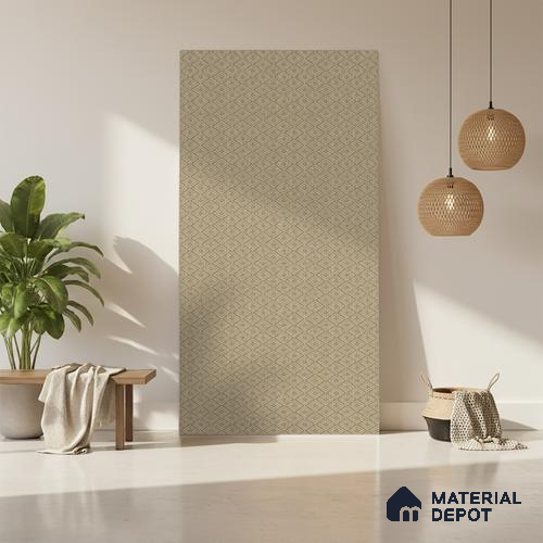 Brown Cane Look LM 20067 8 ft x 4 ft Texture Finish Decorative Laminate - 1 mm | Suitable for TV Unit, Wardrobe, Kitchen Cabinets