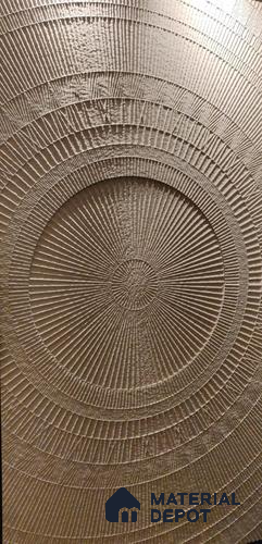 Duco Paintable Sunburst Carved 8 ft x 4 ft CNC Made HDHMR - 25 mm