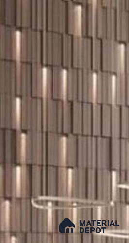 Duco Paintable Vertical Ribbed 8 ft x 4 ft CNC Made HDHMR Panel - 30 mm