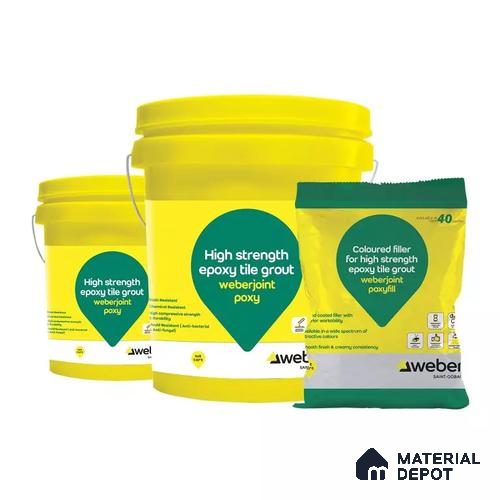 Weber Joint Epoxy 1 kg - (Base Colour - 35 Cobalt Blue )