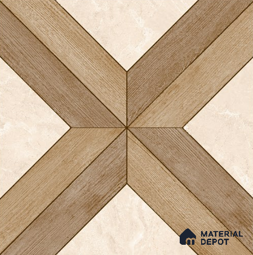 Moroccan Floor & Wall Tile TL 11726 | 8 in x 8 in Vitrified Matte Tile - 9 mm