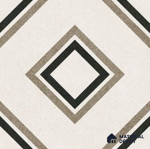 Moroccan Floor & Wall Tile TL 11725 | 8 in x 8 in Vitrified Matte Tile - 9 mm
