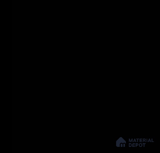 Floor & Wall Tile TL 10184 B Plain Black 1 ft x 1 ft Ceramic Tiles Matte Finish - 7.5 mm
