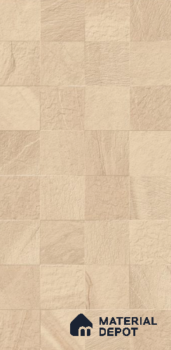 Stone Wall & Floor Tile TL 07667 Iro Clay 5.24 ft x 2.6 ft Full Body Vitrified Matte Finish - 9 mm | 4 Random Design  Suitable For Living Room, Bedroom, Bathroom