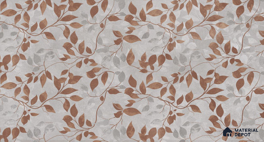 Tropical Wall Tropical Tile TL 11821 C | 4 ft x 2 ft Vitrified Carving Matte Tile - 9 mm
