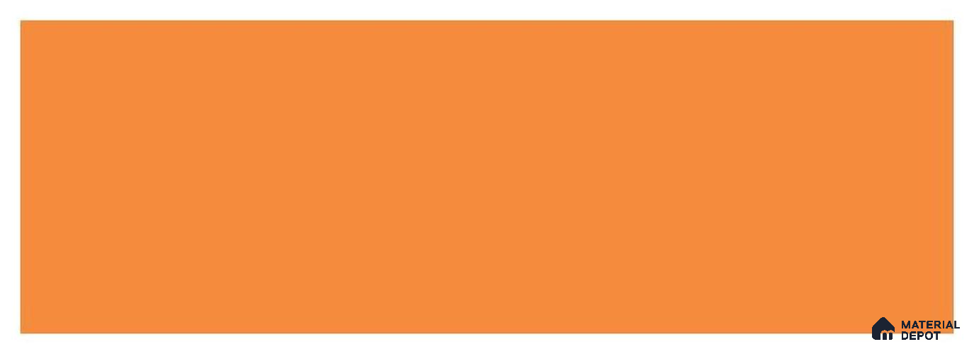 146 SF Fiesta Orange 8 ft x 4 ft Plain Color Suede Finish Laminate - 1 mm | Suitable for Living Room, Kitchen, Office