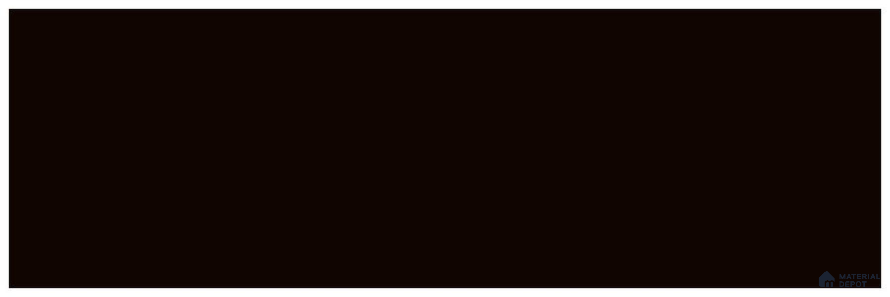 190 HG Black 8 ft x 4 ft High Gloss Plain Color Finish Laminate - 1 mm | Suitable for Living Room, Kitchen, Office