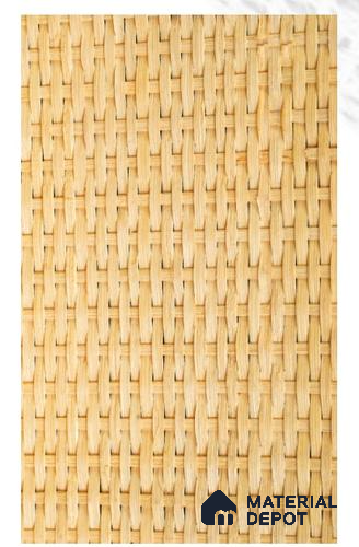 Cream Cane Look LM 13299 Texture Finish Decorative Laminate Roll 25 ft x 2 ft - 1 mm | Suitable for TV Unit, Wardrobe, Kitchen Cabinets