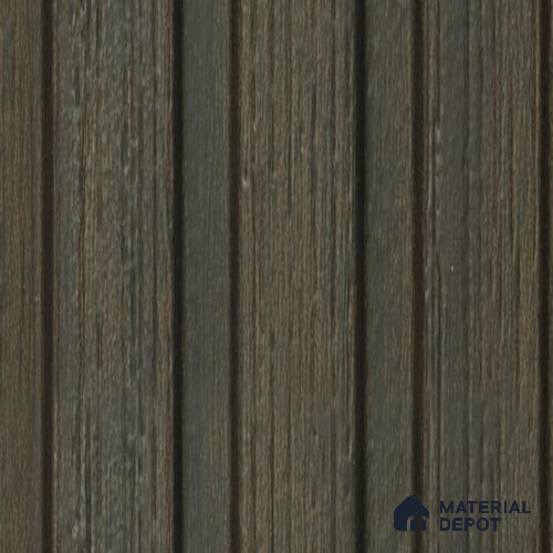 Brown Wooden Louver PN 00642 8 ft x 4.8 inch Charcoal Panel - 11 mm | Suitable for Feature Wall, TV Unit & Living Room | Width is Subjected to 5% Variation