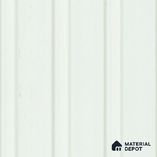 White Plain Colour Louver PN 00644 8 ft x 4.8 inch Charcoal Panel - 11 mm | Suitable for Feature Wall, TV Unit & Living Room | Width is Subjected to 5% Variation