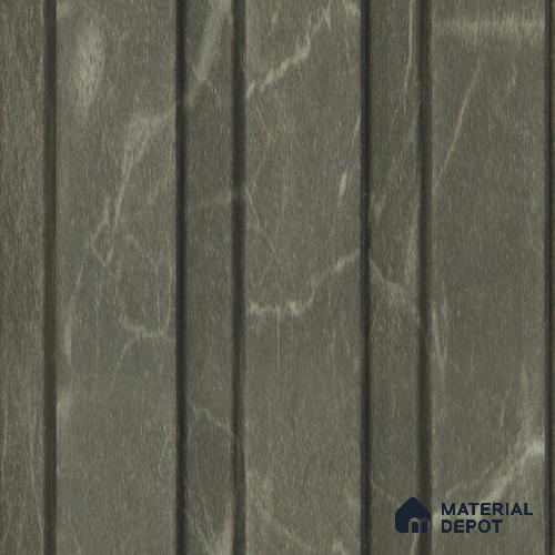 Brown Marble Louver PN 00662 8 ft x 4.8 inch Charcoal Panel - 11 mm | Suitable for Feature Wall, TV Unit & Living Room | Width is Subjected to 5% Variation