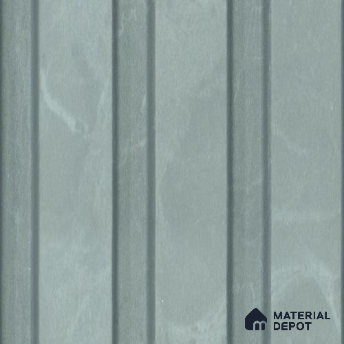 Grey Marble Louver PN 00663 8 ft x 4.8 inch Charcoal Panel - 11 mm | Suitable for Feature Wall, TV Unit & Living Room | Width is Subjected to 5% Variation