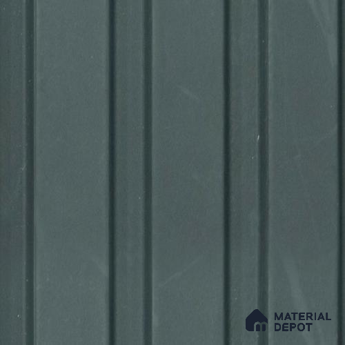 Grey Marble Louver PN 00664 8 ft x 4.8 inch Charcoal Panel - 11 mm | Suitable for Feature Wall, TV Unit & Living Room | Width is Subjected to 5% Variation