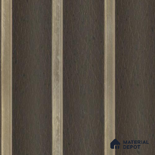Multi Colour Leather Louver PN 00707 8 ft x 4.8 inch Charcoal Panel - 11 mm | Suitable for Feature Wall, TV Unit & Living Room | Width is Subjected to 5% Variation