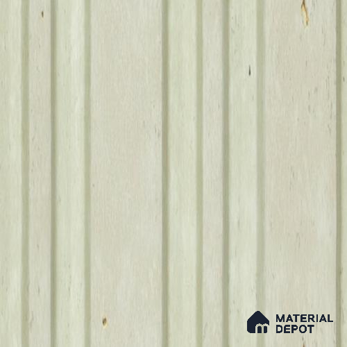 Beige Plain Colour Louver PN 03365 8 ft x 4.8 inch Charcoal Panel - 11 mm | Suitable for Feature Wall, TV Unit & Living Room | Width is Subjected to 5% Variation