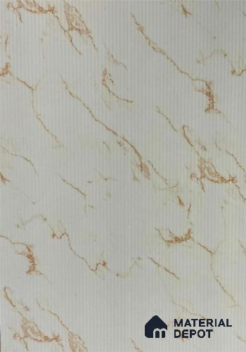 White Marble Look Charcoal Decorative Wall Panel 8 ft x 2 ft 4 mm | Ideal For Feature Wall, Living Room, Bedroom, Home, Office | PN 03819 | Width is Subjected to 5% Variation