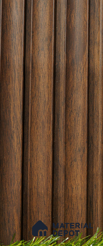 Brown Wooden Louver PN 03493 8 ft x 1.2 inch Charcoal Panel - 20 mm | Suitable for Feature Wall, TV Unit & Living Room | Width is Subjected to 5% Variation