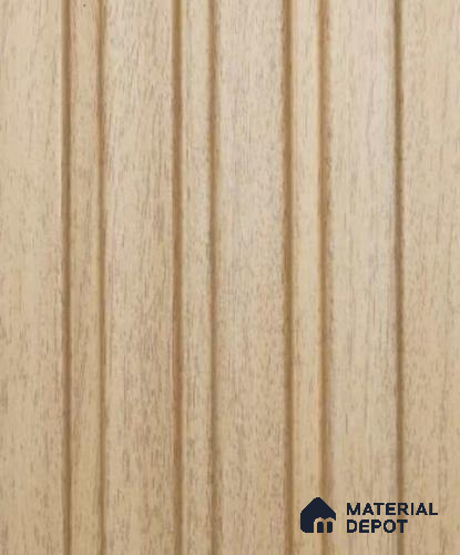 Brown Wooden Louver PN 03173 9.5 ft x 4.9 inch Charcoal Panel - 11 mm | Suitable for Feature Wall, TV Unit & Living Room | Width is Subjected to 5% Variation