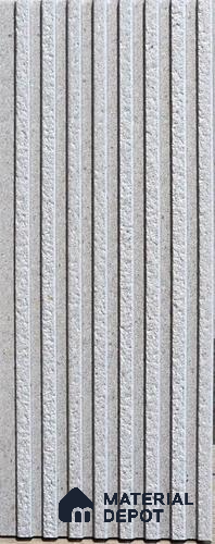 Grey Stone Look Charcoal Louver/Panel 9.5 ft x 5 inch - 12 mm | Ideal for Feature Wall, Living Room, Bedroom, Home, TV Unit | PN 07594