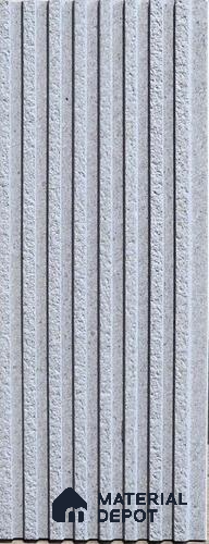 Grey Stone Look Charcoal Louver/Panel 9.5 ft x 5 inch - 12 mm | Ideal for Feature Wall, Living Room, Bedroom, Home, TV Unit | PN 07595