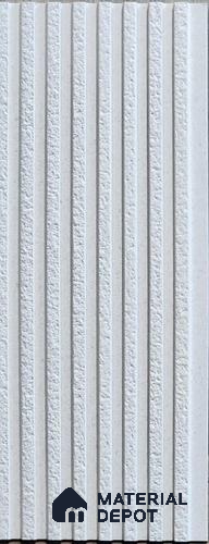Grey Stone Look Charcoal Louver/Panel 9.5 ft x 5 inch - 12 mm | Ideal for Feature Wall, Living Room, Bedroom, Home, TV Unit | PN 07597