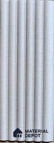 Grey Fabric Look Charcoal Louver/Panel 9.5 ft x 5 inch - 12 mm | Ideal for Feature Wall, Living Room, Bedroom, Home, TV Unit | PN 07599