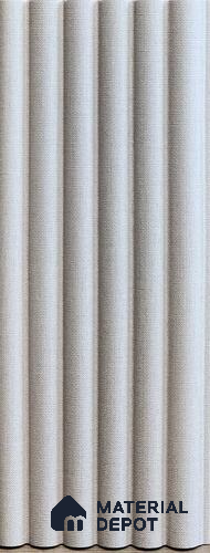 Grey Fabric Look Charcoal Louver/Panel 9.5 ft x 5 inch - 12 mm | Ideal for Feature Wall, Living Room, Bedroom, Home, TV Unit | PN 07601