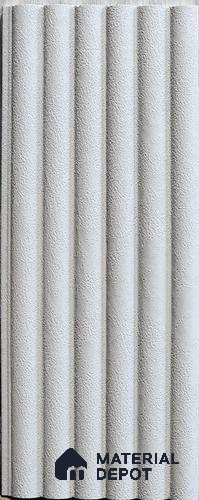 Grey Stone Look Charcoal Louver/Panel 9.5 ft x 5 inch - 12 mm | Ideal for Feature Wall, Living Room, Bedroom, Home, TV Unit | PN 07604