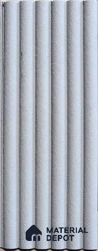 Grey Stone Look Charcoal Louver/Panel 9.5 ft x 5 inch - 12 mm | Ideal for Feature Wall, Living Room, Bedroom, Home, TV Unit | PN 07605