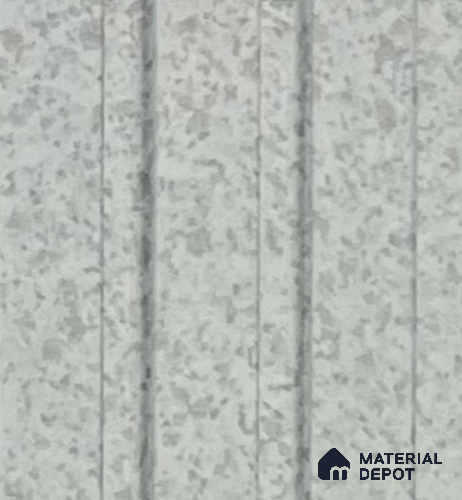 Stone Louver PN 06088 9.5 ft x 4.6 inch Charcoal Panel - 8 mm | Suitable for Feature Wall, TV Unit & Living Room | Width is Subjected to 5% Variation