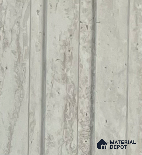 Marble Louver PN 06089 9.5 ft x 4.6 inch Charcoal Panel - 8 mm | Suitable for Feature Wall, TV Unit & Living Room | Width is Subjected to 5% Variation
