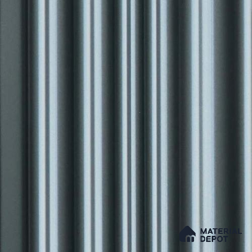Grey Plain Colour Louver PN 03536 9.5 ft x 4.7 inch Charcoal Panel - 12 mm | Suitable for Feature Wall, TV Unit & Living Room | Width is Subjected to 5% Variation