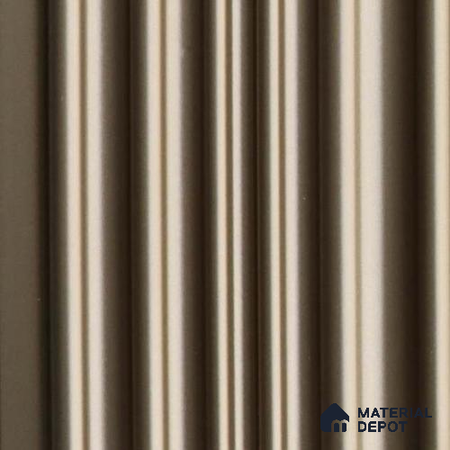 Gold Plain Colour Louver PN 03540 9.5 ft x 4.7 inch Charcoal Panel - 12 mm | Suitable for Feature Wall, TV Unit & Living Room | Width is Subjected to 5% Variation