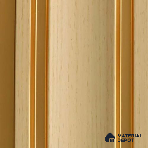 Brown Wooden Louver PN 03549 9.5 ft x 4.7 inch Charcoal Panel - 12 mm | Suitable for Feature Wall, TV Unit & Living Room | Width is Subjected to 5% Variation