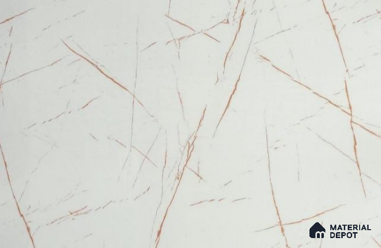 LM 12464 Glazze Series 8 ft x 4 ft Marble Finish Acrylic Laminate - 1.5 mm