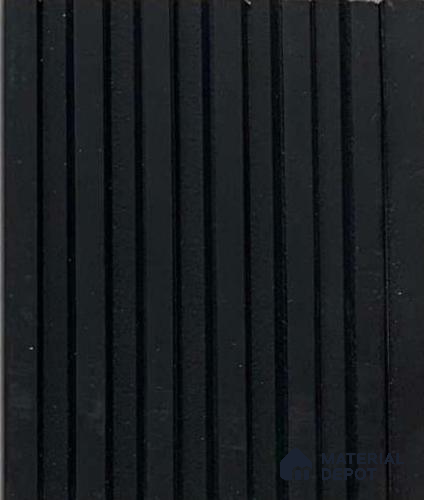 Black Plain Colour Louver PN 05654 8 ft x 4.8 inch Charcoal Panel - 11 mm | Suitable for Feature Wall, TV Unit & Living Room | Width is Subjected to 5% Variation