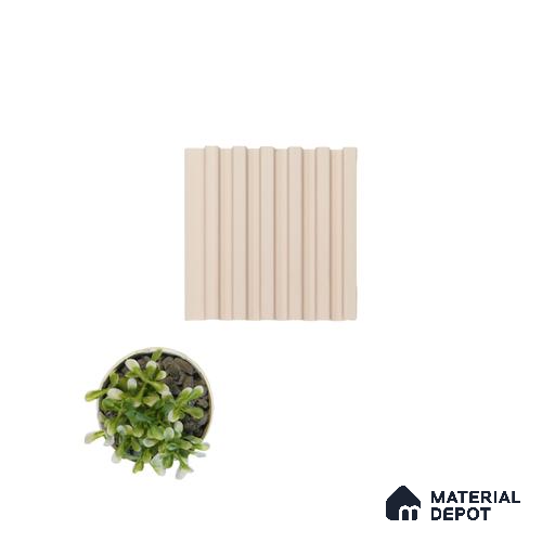 Pink Plain Colour Louver PN 03359 8 ft x 4 inch Charcoal Panel - 11 mm | Suitable for Feature Wall, TV Unit & Living Room | Width is Subjected to 5% Variation