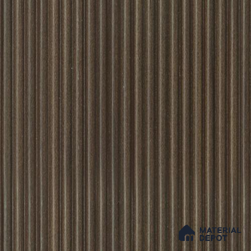 Brown Wooden Louver PN 00533 8 ft x 6.2 inch Charcoal Panel - 6 mm | Suitable for Feature Wall, TV Unit & Living Room | Width is Subjected to 5% Variation