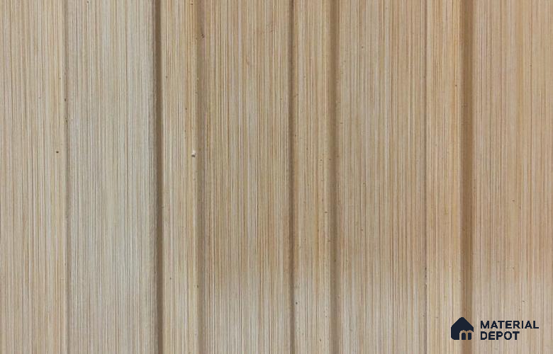 Brown Wooden Louver PN 03397 9.5 ft x 4.8 inch Charcoal Panel - 11 mm | Suitable for Feature Wall, TV Unit & Living Room | Width is Subjected to 5% Variation