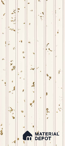 White Wooden Louver PN 00911 8 ft x 4.4 inch Charcoal Panel - 8 mm | Suitable for Feature Wall, TV Unit & Living Room | Width is Subjected to 5% Variation