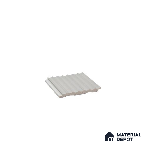 Beige Plain Colour Louver PN 00630 8 ft x 4 inch Charcoal Panel - 11 mm | Suitable for Feature Wall, TV Unit & Living Room | Width is Subjected to 5% Variation