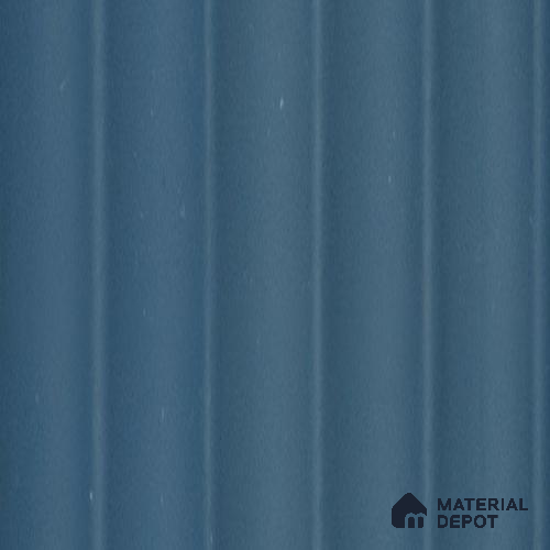 Blue Plain Colour Louver PN 00632 8 ft x 4 inch Charcoal Panel - 11 mm | Suitable for Feature Wall, TV Unit & Living Room | Width is Subjected to 5% Variation